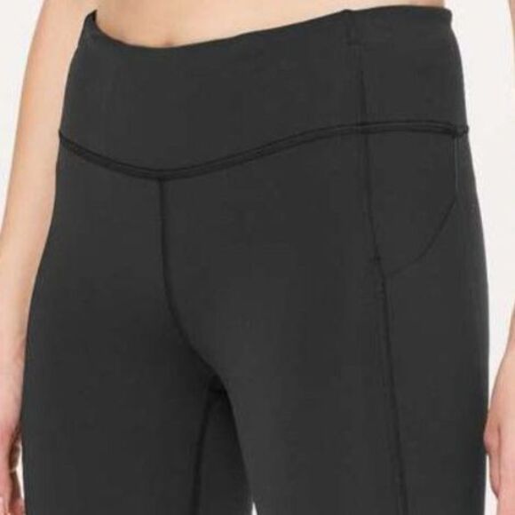 Lululemon Pace Rival Crop Full-On Luxtreme 22" Womens Size 4 Black - Picture 3 of 15